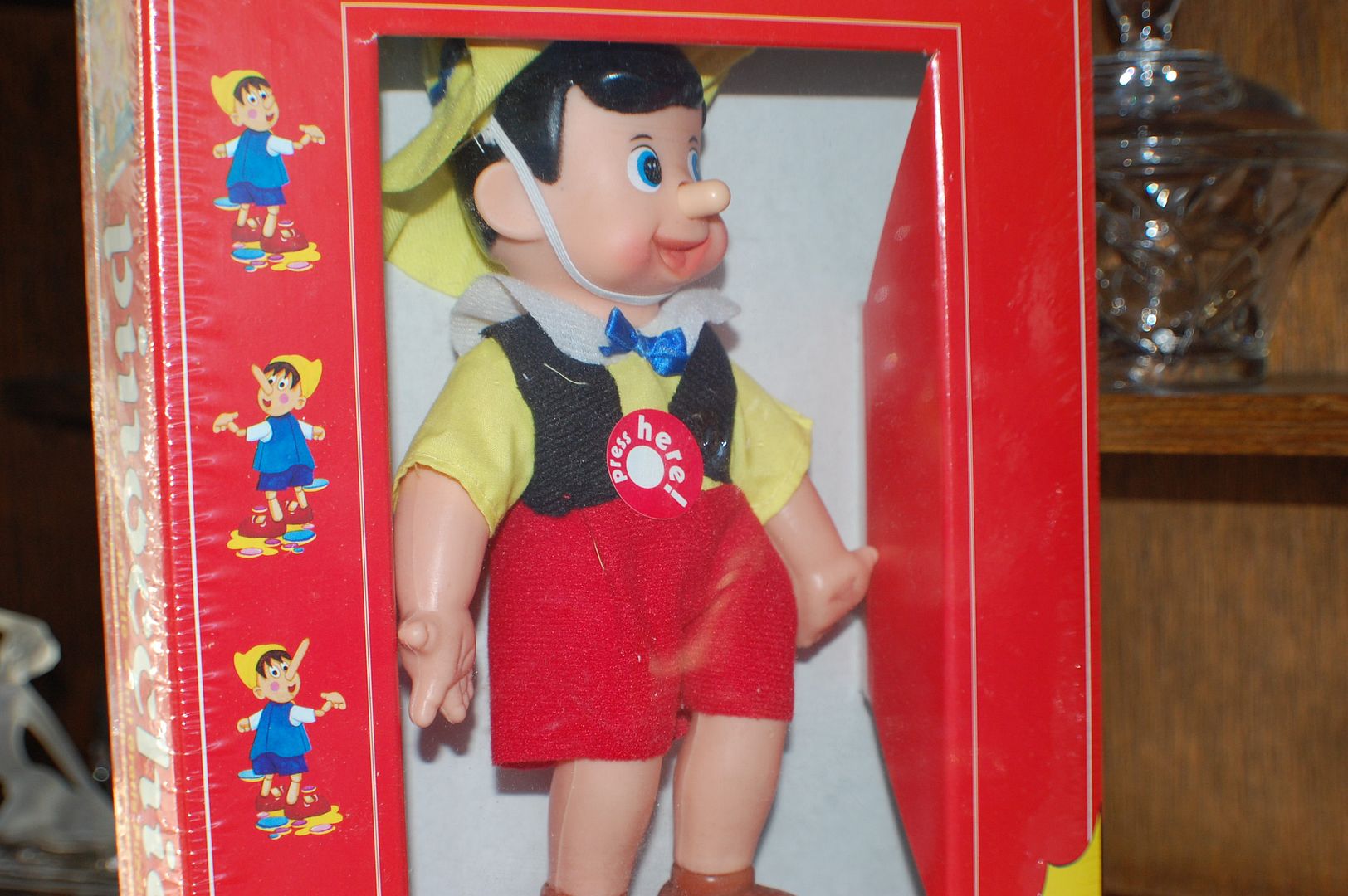 Pinocchio Doll Growing Nose Brand New in Box BV Holland with 99pc Puzz